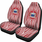 Polynesian Samoa Car Seat Covers Red Version 105905 - YourCarButBetter