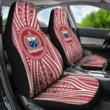 Polynesian Samoa Car Seat Covers Red Version 105905 - YourCarButBetter