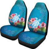 Polynesian Turtle And Hibiscus Hawaiian Car Seat Covers - New 091114 - YourCarButBetter