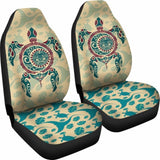 Polynesian Turtle Car Seat Covers - Maori Sun Turtle - 105905 - YourCarButBetter