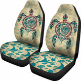 Polynesian Turtle Car Seat Covers - Maori Sun Turtle - 105905 - YourCarButBetter