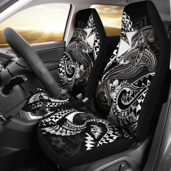 Polynesian Wallis And Futuna Car Seat Covers Polynesian White Shark 105905 - YourCarButBetter