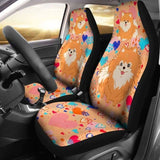 Pomeranian Car Seat Covers 50 195016 - YourCarButBetter