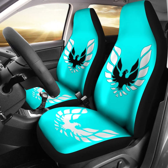 Pontiac Firebird Aqua Themed Car Seat Covers Custom 1 212803 - YourCarButBetter