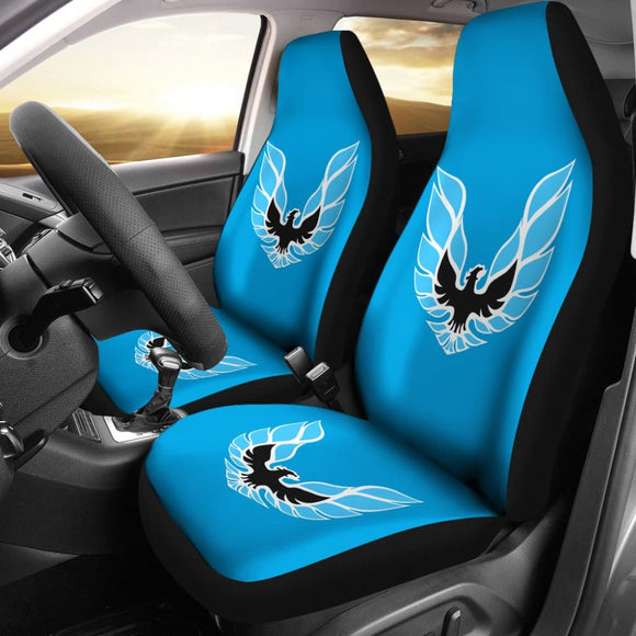 Pontiac Firebird Blue Themed Car Seat Covers Custom 1 212803 - YourCarButBetter