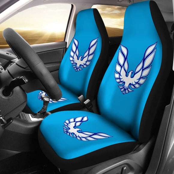 Pontiac Firebird Blue Themed Car Seat Covers Custom 2 212803 - YourCarButBetter