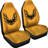 Pontiac Firebird Gold Themed Car Seat Covers Custom 2 212803 - YourCarButBetter