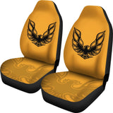 Pontiac Firebird Gold Themed Car Seat Covers Custom 2 212803 - YourCarButBetter