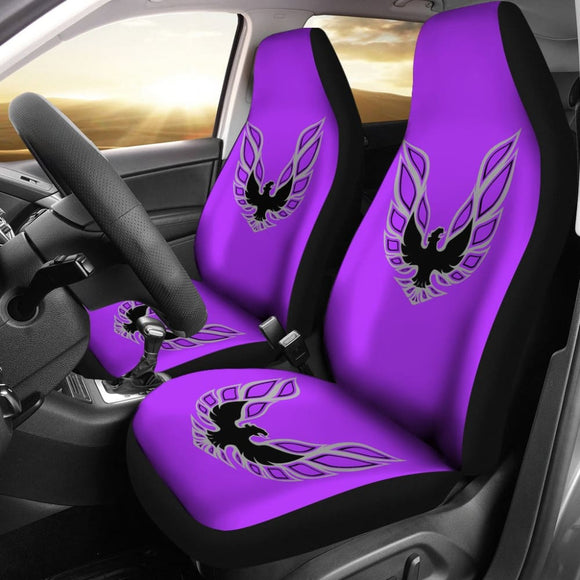 Pontiac Firebird Purple Themed Car Seat Covers Custom 1 212803 - YourCarButBetter