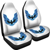 Pontiac Firebird White Themed Car Seat Covers Custom 1 212803 - YourCarButBetter