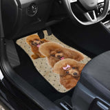 Poodle Car Floor Mats Funny For Poodle Dog Lover 110424 - YourCarButBetter