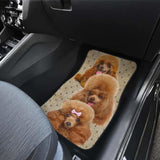 Poodle Car Floor Mats Funny For Poodle Dog Lover 110424 - YourCarButBetter