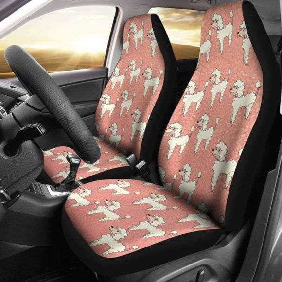 Poodle Car Seat Cover 110424 - YourCarButBetter