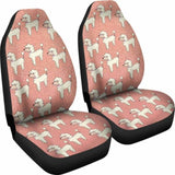 Poodle Car Seat Cover 110424 - YourCarButBetter