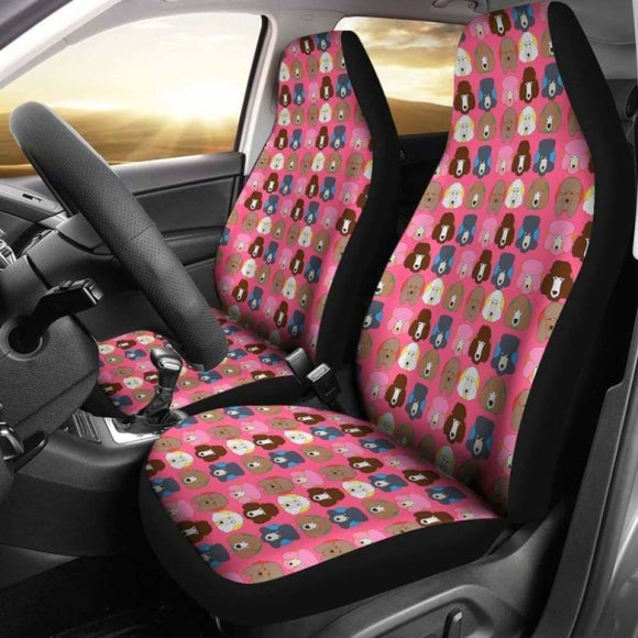 Poodle Car Seat Covers 05 110424 - YourCarButBetter