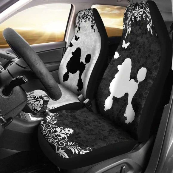 Poodle - Car Seat Covers 110424 - YourCarButBetter