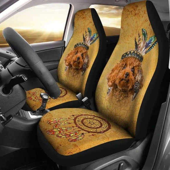 Poodle - Car Seat Covers 110424 - YourCarButBetter