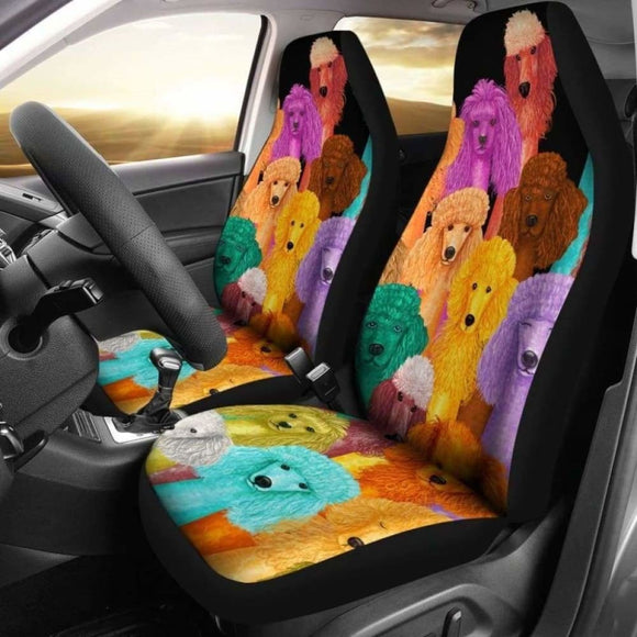 Poodle Car Seat Covers 15 110424 - YourCarButBetter
