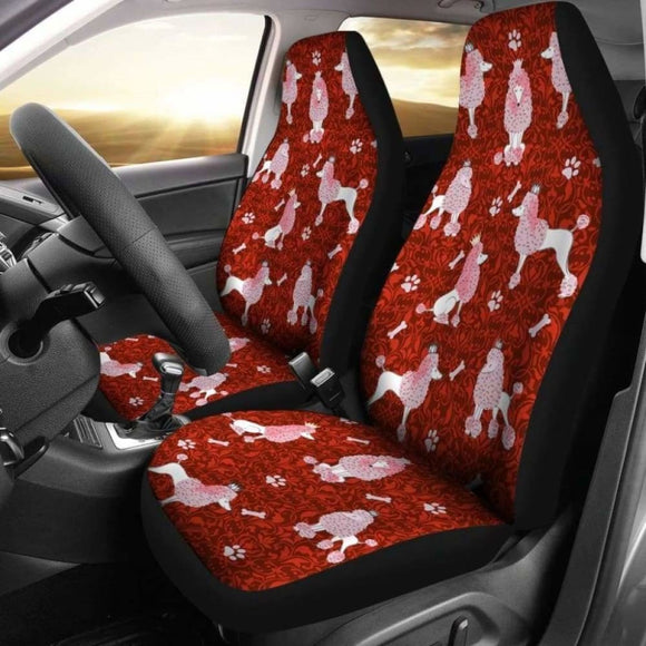 Poodle Car Seat Covers 20 110424 - YourCarButBetter