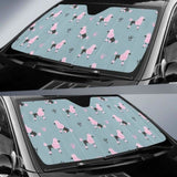 Poodle Dog Pattern Car Auto Sun Shades 104020 - YourCarButBetter