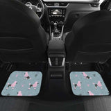 Poodle Dog Pattern Front And Back Car Mats 110424 - YourCarButBetter