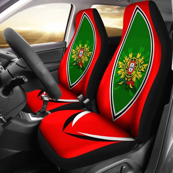 Portugal Car Seat Covers - Portugal Coat Of Arms - 105905 - YourCarButBetter