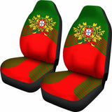 Portugal Red Coat Of Arms Car Seat Covers Amazing 105905 - YourCarButBetter