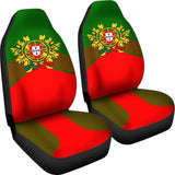 Portugal Red Coat Of Arms Car Seat Covers Amazing 105905 - YourCarButBetter