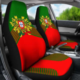 Portugal Red Coat Of Arms Car Seat Covers Amazing 105905 - YourCarButBetter