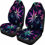 Pot Leaves Tie Dye Seat Covers 174510 - YourCarButBetter