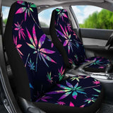 Pot Leaves Tie Dye Seat Covers 174510 - YourCarButBetter
