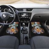 Powerful Brown Tiger with Amazing Waterfall Car Floor Mats 210102 - YourCarButBetter