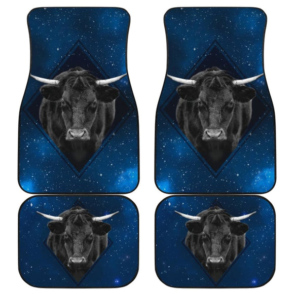 Powerful Bull Galaxy For Bull Cow Lovers Car Floor Mats 212102 - YourCarButBetter