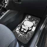 Powerful Pitbull Prepare To Fighting Car Floor Mats 212501 - YourCarButBetter