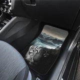 Powerful White Tiger with Amazing River Car Floor Mats 210102 - YourCarButBetter