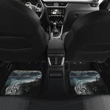 Powerful White Tiger with Amazing River Car Floor Mats 210102 - YourCarButBetter