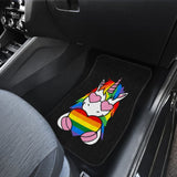 Pride LGBT Unicorn Car Floor Mats Custom Rainbow Gifts Idea Car Accessories 211204 - YourCarButBetter