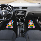 Pride LGBT Unicorn Car Floor Mats Custom Rainbow Gifts Idea Car Accessories 211204 - YourCarButBetter