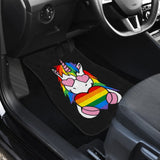 Pride LGBT Unicorn Car Floor Mats Custom Rainbow Gifts Idea Car Accessories 211204 - YourCarButBetter