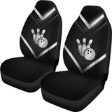 Print Bowling Universal Fit Car Seat Covers 211008 - YourCarButBetter