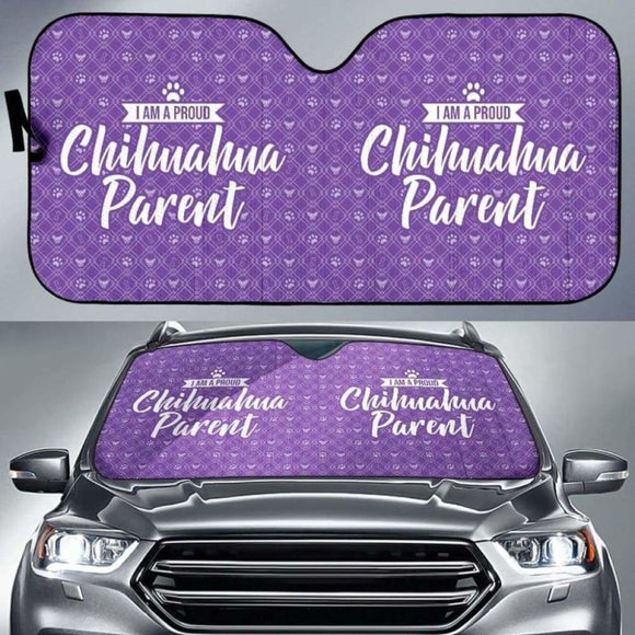 Proud Chihuahua Parent Car Auto Sun Shades 172609 - YourCarButBetter