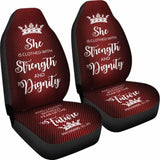 Proverbs 31 Woman Car-Suv Seat Cover-Red-White 153908 - YourCarButBetter