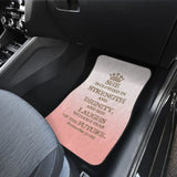 Proverbs 31:25 She is Clothed in Strength and Dignity Car Floor Mats 211401 - YourCarButBetter