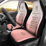 Proverbs 31:25 She is Clothed in Strength and Dignity Car Seat Covers 211401 - YourCarButBetter