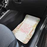 Proverbs 31:25 She Is Clothed With Strength And Dignity Car Floor Mats 211305 - YourCarButBetter