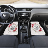 Proverbs 31:25 She Is Clothed With Strength And Dignity Custom Pink Flowers Themed Car Floor Mats 211305 - YourCarButBetter