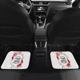 Proverbs 31:25 She Is Clothed With Strength And Dignity Custom Pink Flowers Themed Car Floor Mats 211305 - YourCarButBetter