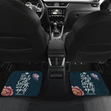 Proverbs 31:25 She Is Clothed With Strength And Dignity Custom Queen Crown And Multi Flowers Car Floor Mats 211305 - YourCarButBetter