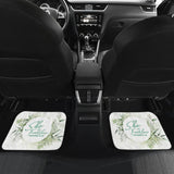 Proverbs 31:25 She Is Fearless Woman And Flower Lovers Car Floor Mats 211305 - YourCarButBetter