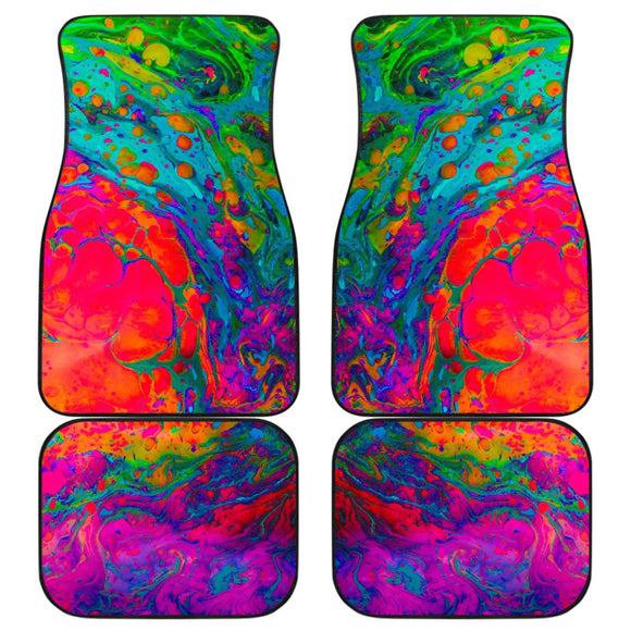 Psychedelic Space Car Mat 550317 - YourCarButBetter